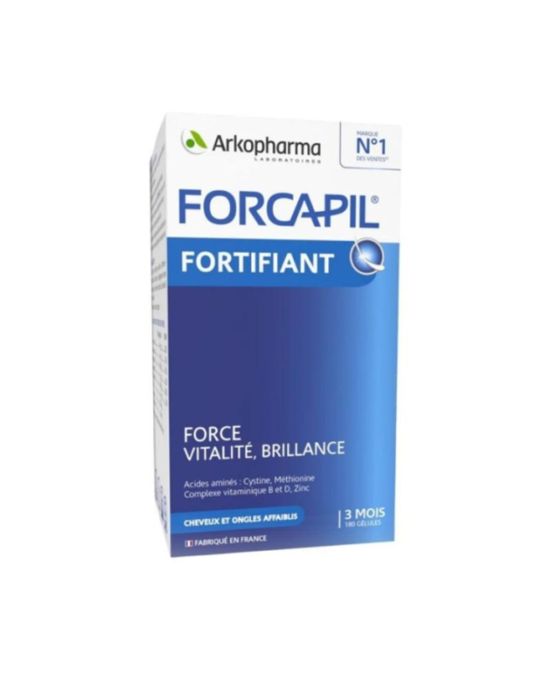 Forcapil Fortifiant Cheveux et Ongles 180 Gélules en ligne maroc market para parapharmacie en ligne tanger maroc
