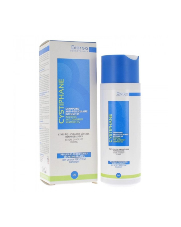 Biorga Cystiphane shampooing anti-pelliculaire intensif ds 200 ml en ligne maroc market para parapharmacie en ligne maroc
