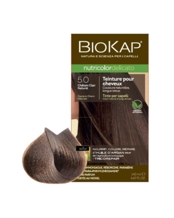 Biokap nutricolor colorations naturelles 5.0 châtain clair naturel en ligne maroc market para parapharmacie en ligne maroc