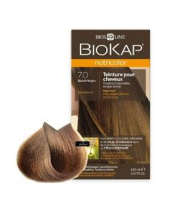 Biokap nutricolor colorations naturelles 7.0 blond moyen naturel en ligne maroc market para parapharmacie en ligne maroc