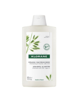Klorane shampooing extra doux au lait l’Avoine 400 ml en ligne maroc market para parapharmacie en ligne maroc