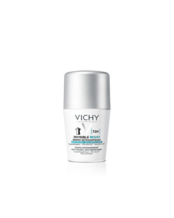 Vichy déodorant Dermo-transpirant Invisible Protect 72H anti-taches anti-irritations 50 ml