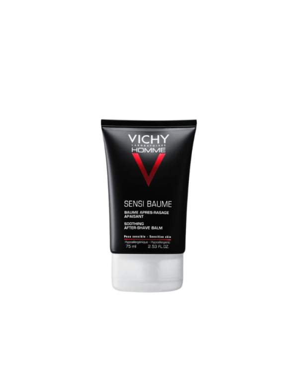 Vichy Homme Baume après-rasage apaisant fortifiant peaux sensibles 75 ml