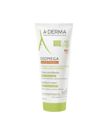 A-Derma Exomega Control Crème émollient anti-démangeaisons 200 ml