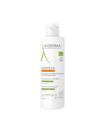 A-Derma Exomega Control Gel moussant émollient anti-démangeaisons 500 ml