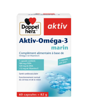 Doppleherz Aktiv Omega 3 Marin 60Caps.