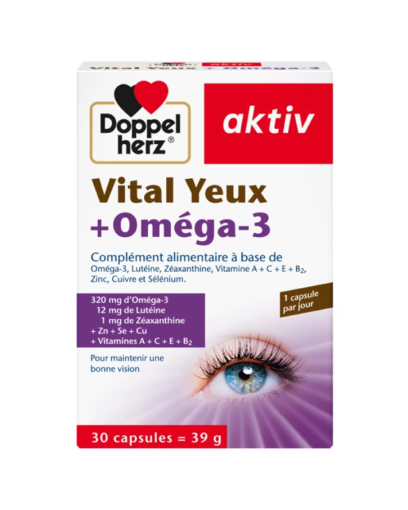 Doppelherz Aktiv Vital Yeux + Omega 3 30Caps.