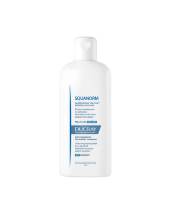 Ducray Squanorm Shampooing traitant régulateur - Pellicules grasses 200 ml