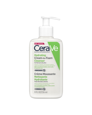 Cerave Crème Moussante Nettoyante Hydratante 236 ml