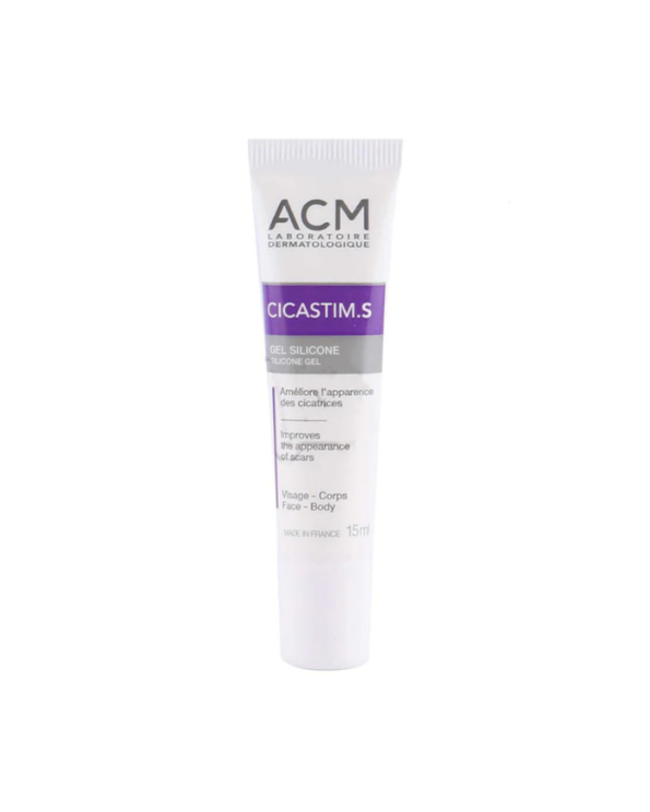 ACM Cicastim S Gel Silicone Cicatrisation Visage Et Corps 15ml