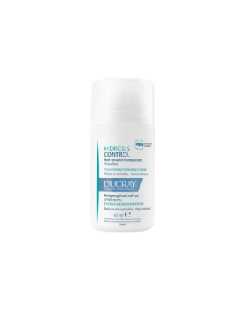 Ducray Hidrosis Control Roll-on anti-transpirant aisselles 40 ml