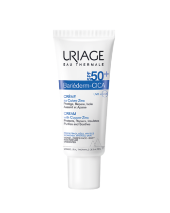 Uriage Bariéderm-Cica Crème Spf 50+ au cuivre zinc 40 ml