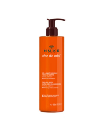 NUXE REVE DE MIEL Gel Lavant Surgras visage et corps 400ML
