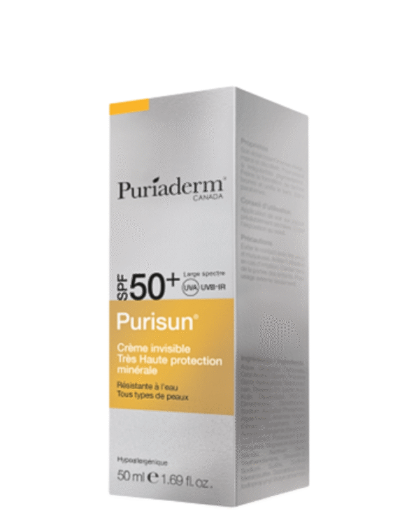 Puriaderm Purisun crème solaire invisible SPF 50+ 50ML