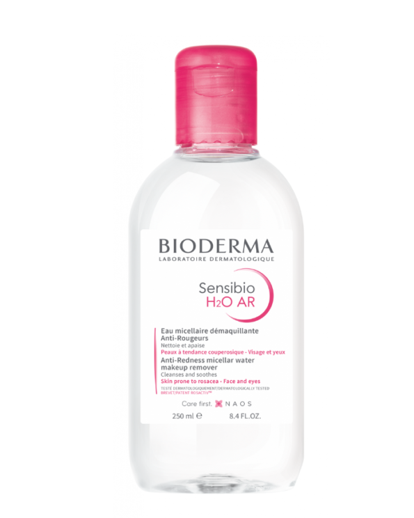 Bioderma Sensibio H2O AR Eau Micellaire démaquillante anti-rougeurs 250 ml