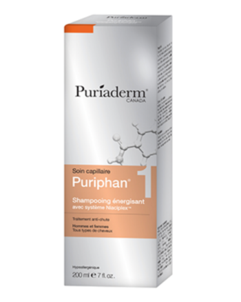 Puriaderm Puriphan Shampooing énergisant, Hommes & Femmes Traitement anti-chute avec système Niaciple 200ML