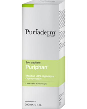 Puriderm Puriphan Masque ultra-réparateur Oligo-synergique Cheveux secs et endommagés 200ML