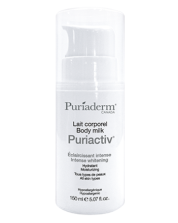 Puriaderm Puriactiv Éclaircissant hydratant intense Lait Corporel 150ML