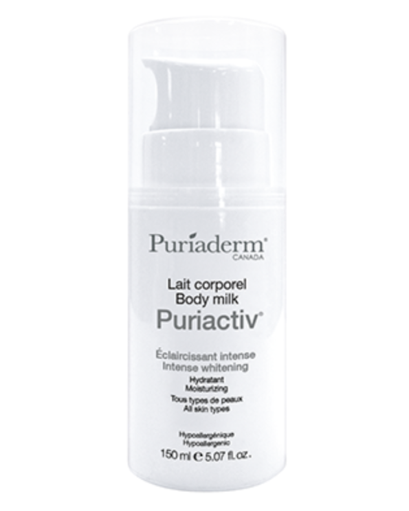 Puriaderm Puriactiv Éclaircissant hydratant intense Lait Corporel 150ML