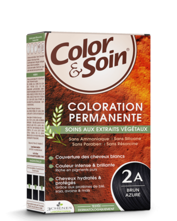 3 Chênes Color & Soin Coloration permanente 2A - Brun Azuré