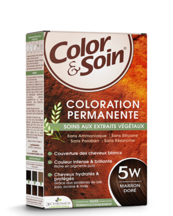 3 Chênes Color & Soin Coloration permanente 5W - Marron Doré
