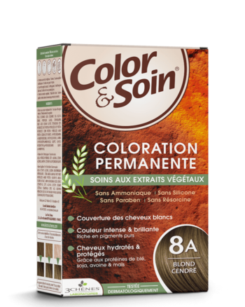 3 Chênes Color & Soin Coloration permanente 8A Blond Cendré