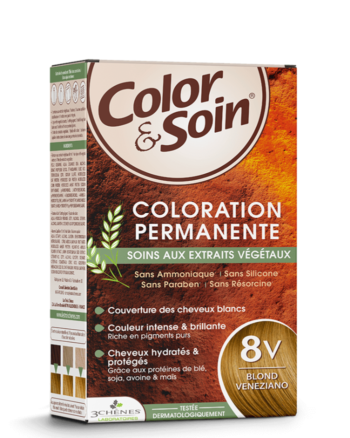 3 Chênes Color & Soin Coloration permanente 8V Blond Veneziano