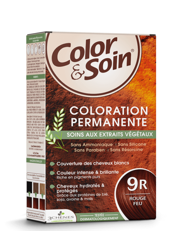 3 Chênes Color & Soin Coloration permanente 9R Rouge Feu