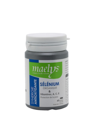 Maelys Sélénium Organique Vitamines A C E 60 Gélules