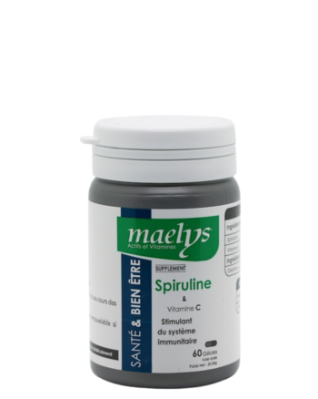 Maelys Spiruline et Vitamine C 60 Gélules