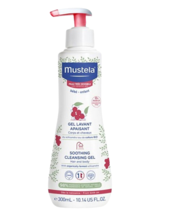Mustela Gel Lavant Apaisant Corps Et Cheveux Peaux Trés Sensibles 300ML