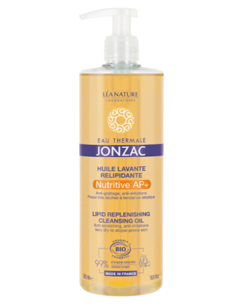 Eau thermale Jonzac Nutritive AP+ :Huile Lavante Relipidante 500ML