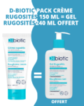 D-BIOTIC Pack Crème Rugosités 150ML = Gel Rugosités 240 ML OFFERT