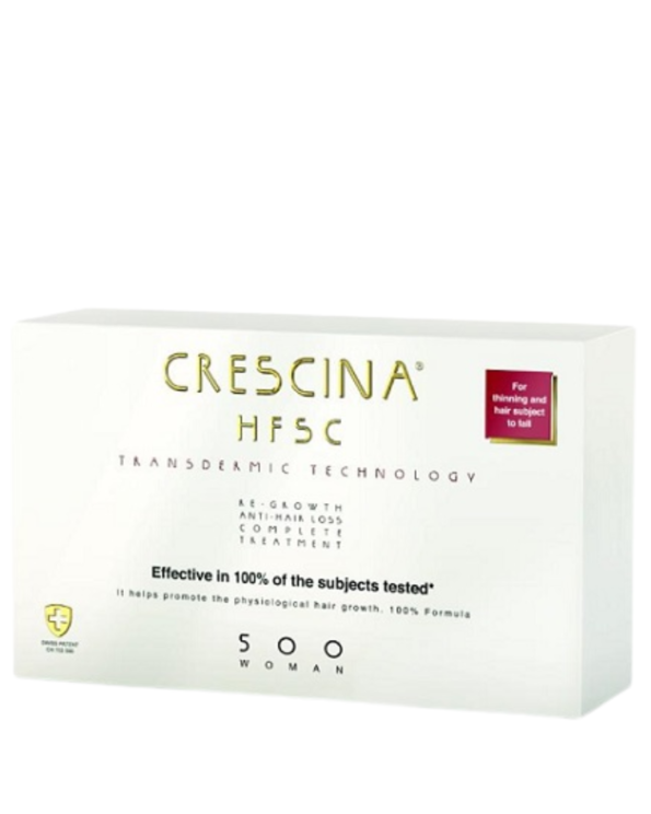 Crescina HFSC Transdermic Complete Treatment 500 Woman 10+10