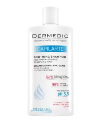 Dermedic Capilarte Shampooing Apaisant Pour Cheveux Et Peaux Sensibles 300ML