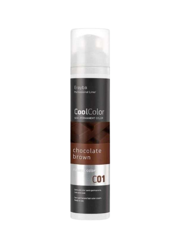 Erayba C01 Chocolate Brown retouche Ravive Couleur Marron